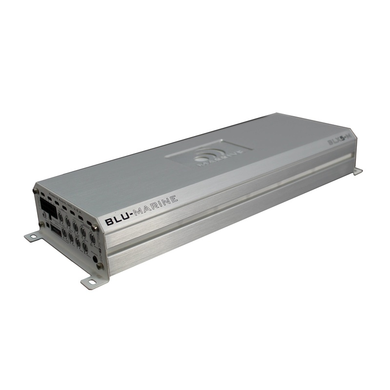 2100W 5 Ch Micro Marine Digital Amplifier w/ BT Waterproof Massive BLX5
