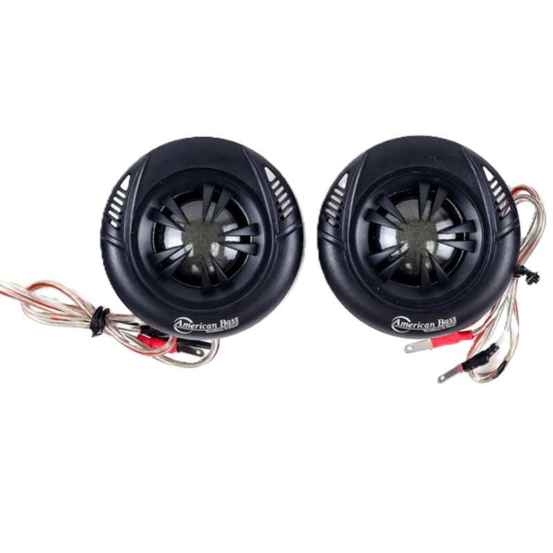 American Bass Pair of 1″ Neodymium Tweeters 120W 4 Ohm w/ Multiple Mounts SQ-T2