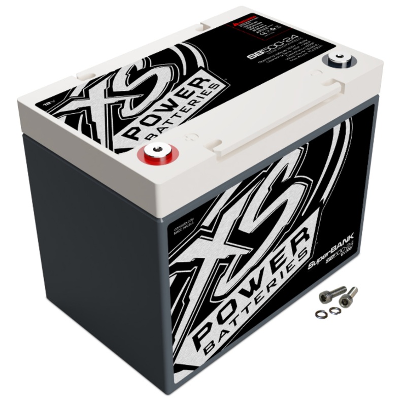 XS Power 12V BCI Group 24, Super Capacitor Bank, Max Power 4000W 500 Farad