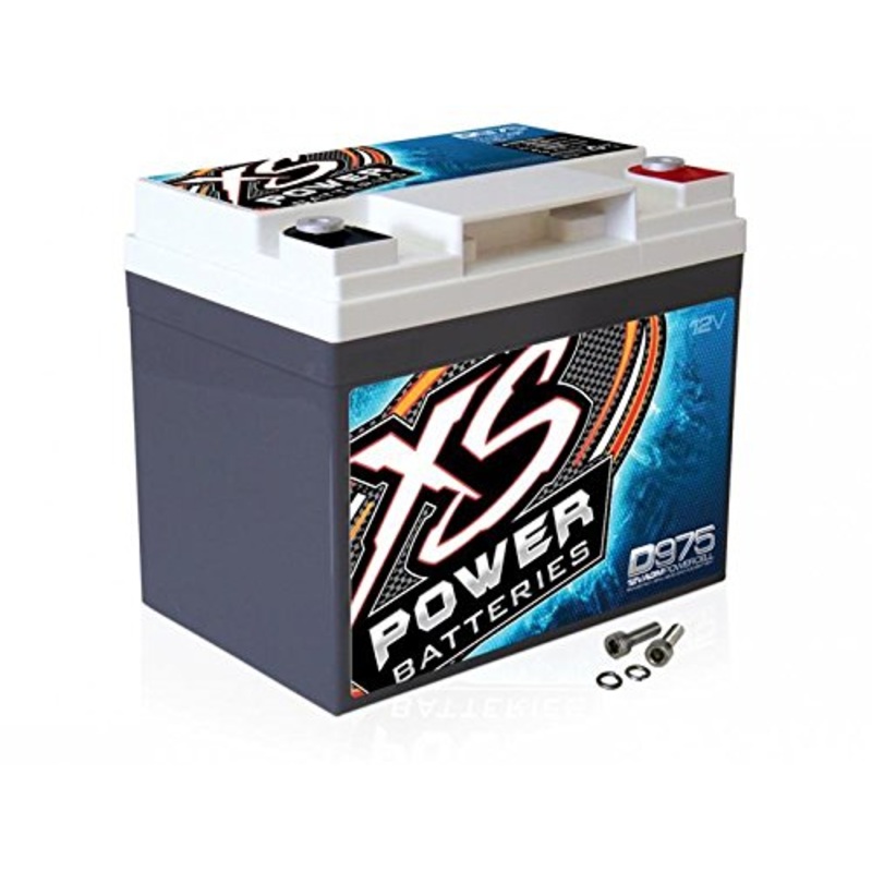 XS Power 12V Compact Pro Car Audio Starting Battery AGM 43 Amp Hours D975