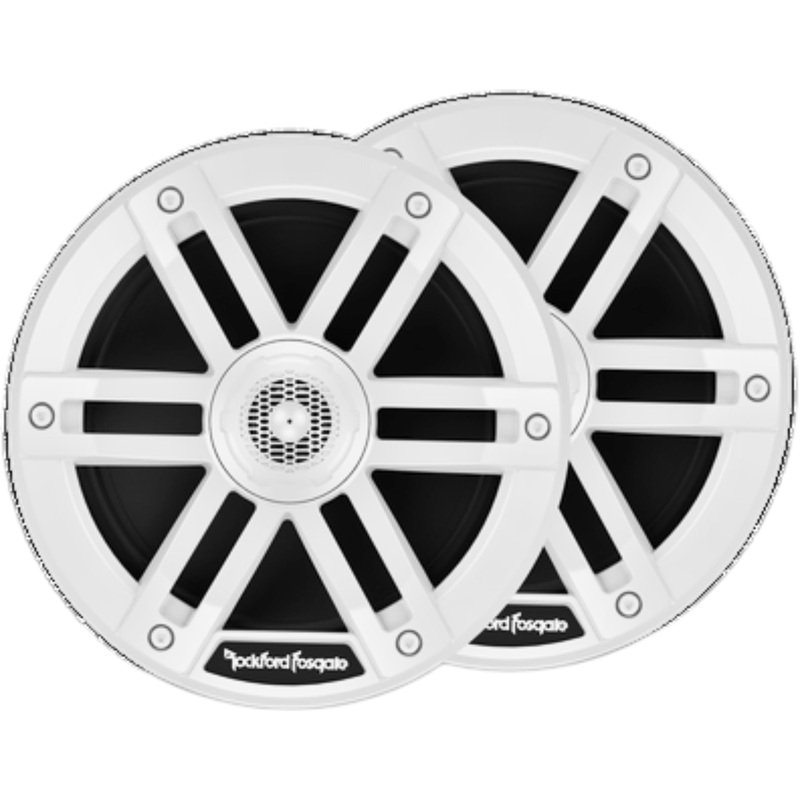 6.5″ 2-Way 65W RMS 4 Ohm White Marine & Powersports Speaker Pair Rockford M0-65
