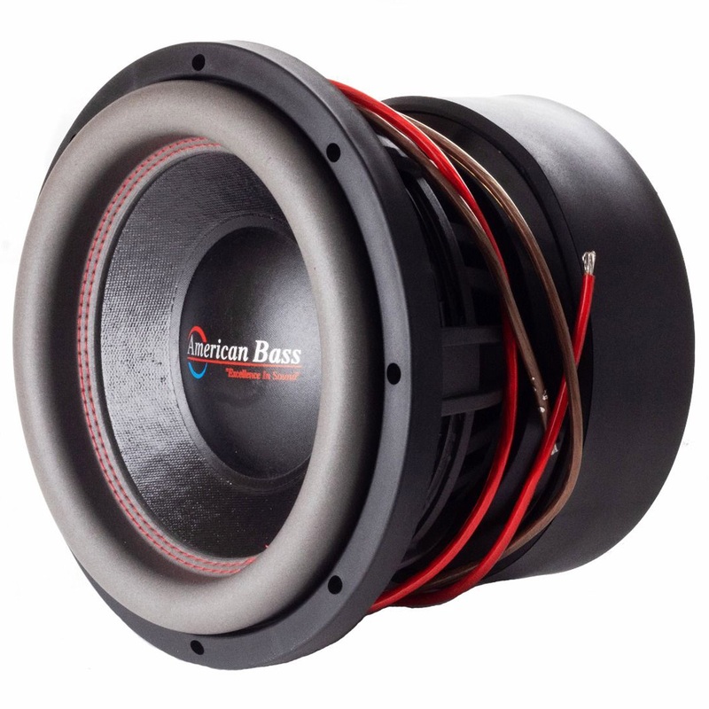 American Bass 10″ Subwoofer HD Series 4000W Dual 2 Ohm Voice Coil HD-10-D2