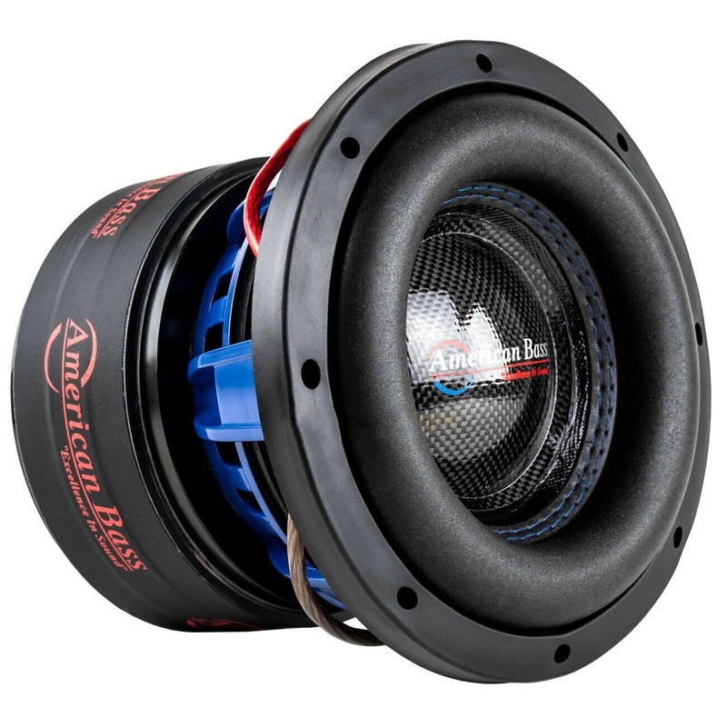 American Bass HD Series 8″ 400W RMS 2-Ohm DVC Subwoofer / HD-8-D2