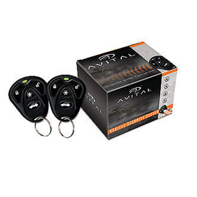 Avital 1 Way Security System 3 Channel Security/Keyless Entry System AV-3100L