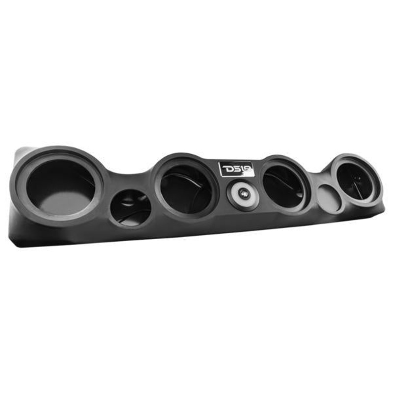 Black Jeep Wrangler Sound Bar System fits 4 x 6.5″ and 2 x 1.75″ TJ-SBAR-BK