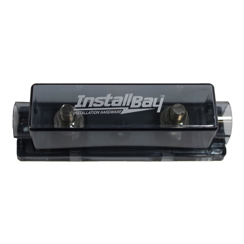 Install Bay Metra Nickel Plated -Fuse Holder ANLFH + Fuse ANL-300
