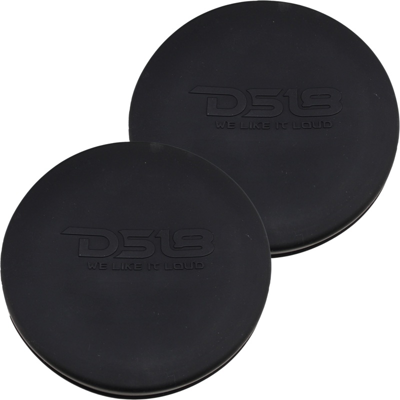 Pair of Black DS18 HYDRO 10″ Silastic Silicone Marine Speaker Covers / CS-10/BK