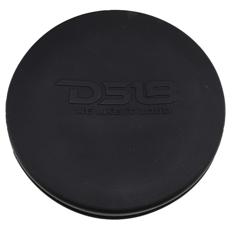 Pair of Black DS18 HYDRO 8″ Silastic Silicone Marine Speaker Covers CS-8/BK