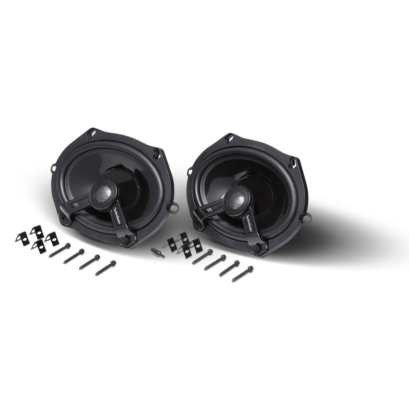 Pair of Rockford Fosgate 5″x7″ 280W 4 Ohm 2-Way Full-Range Coax Speakers T1572