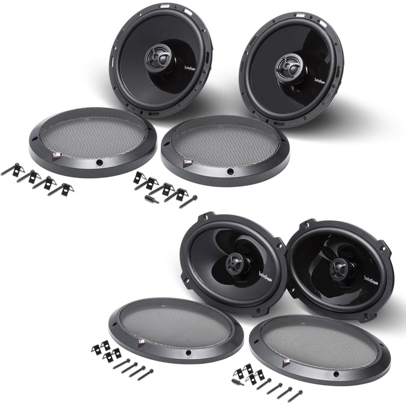 Pair of Rockford Fosgate 6×9 300W 4 Ohm + Pair of 6.5″ 220W 4 Ohm Speakers