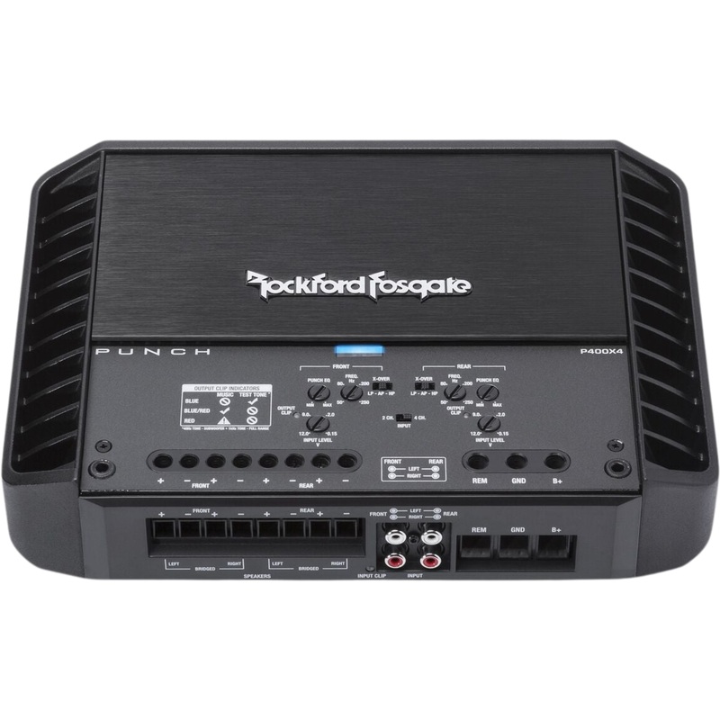 Rockford Fosgate PUNCH 400 Watt 4-Channel Class A/B Amplifier / P400X4