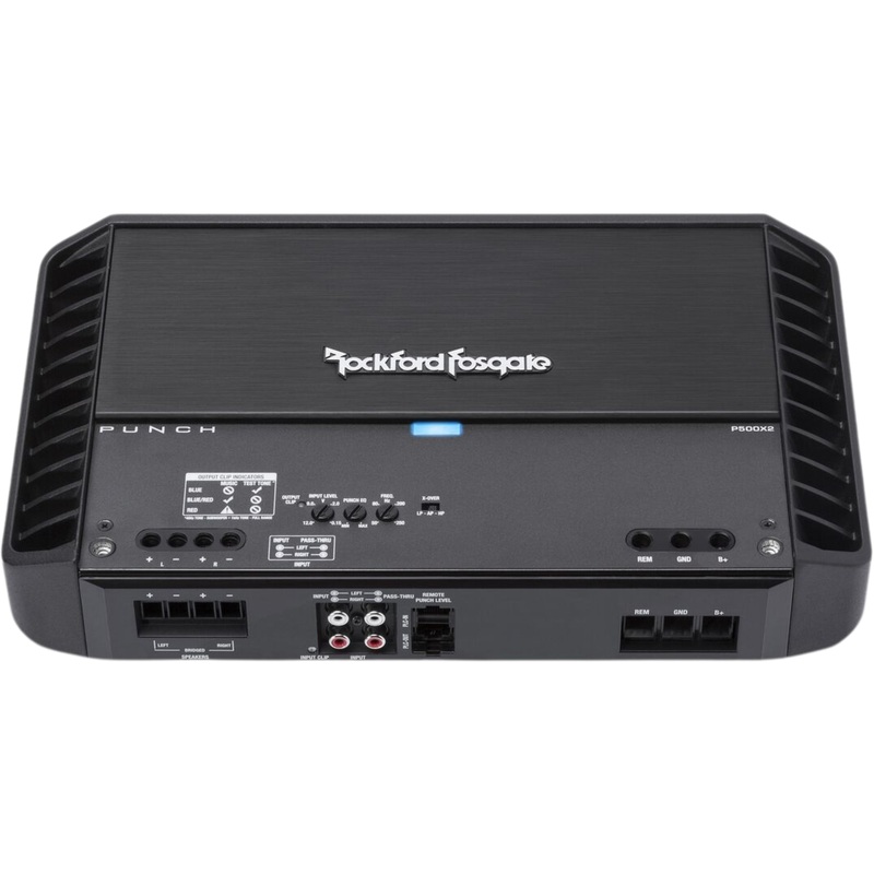 Rockford Fosgate PUNCH 500W 2-Channel Class-A/B Amplifier / P500X2