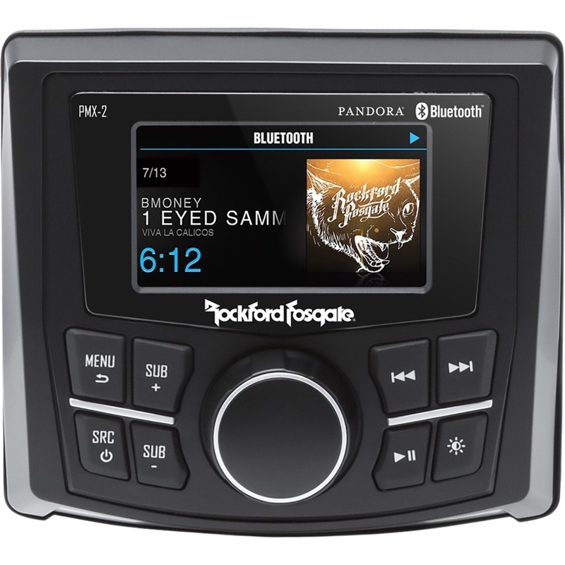 Rockford Fosgate PUNCH Marine Compact AM/FM/WB DIGI Media REC 2.7″ DISPL / PMX-2