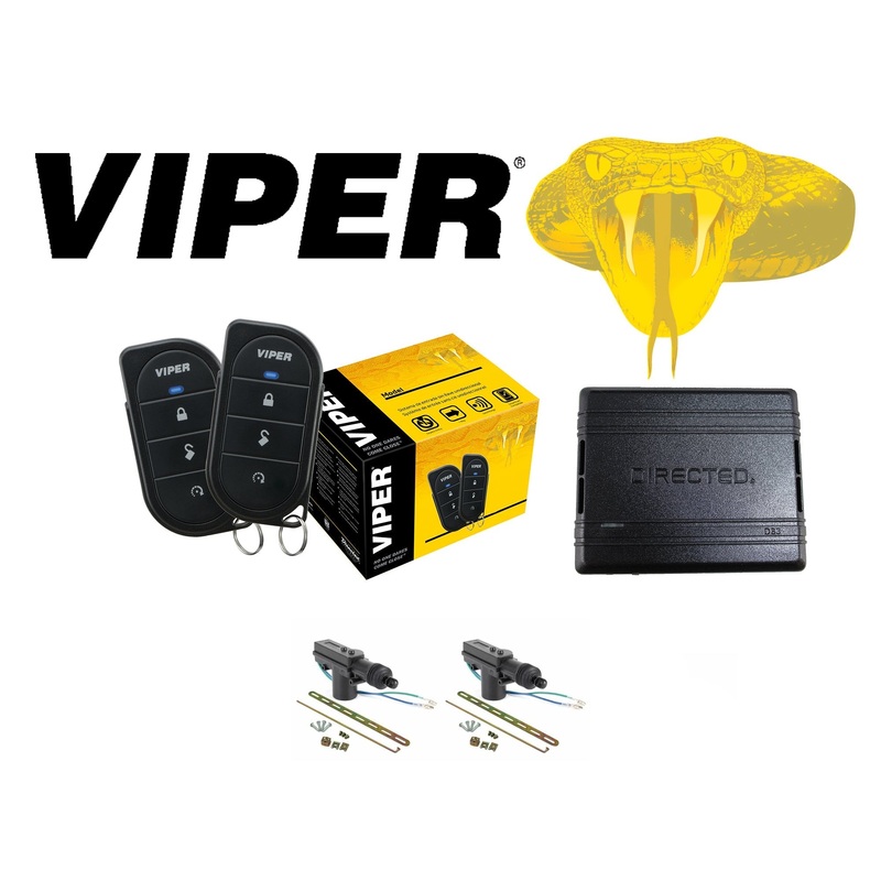 Viper 1-Way Security and Remote Start +DB3 Bypass Module +2 Door Locks 5105V