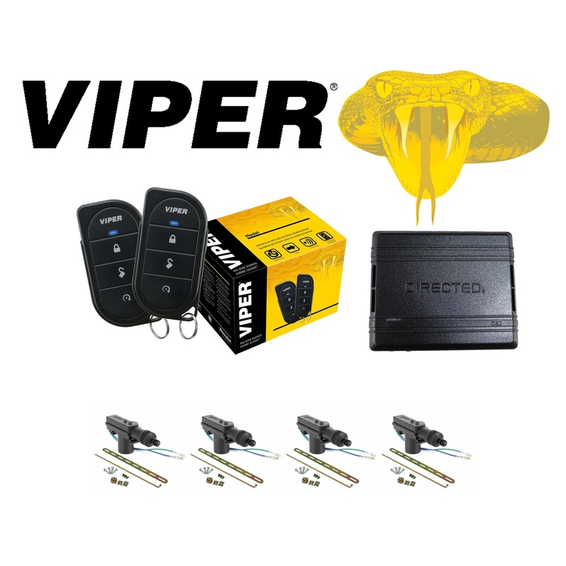 Viper 1-Way Security and Remote Start +DB3 Bypass Module +4 Door Locks 5105V