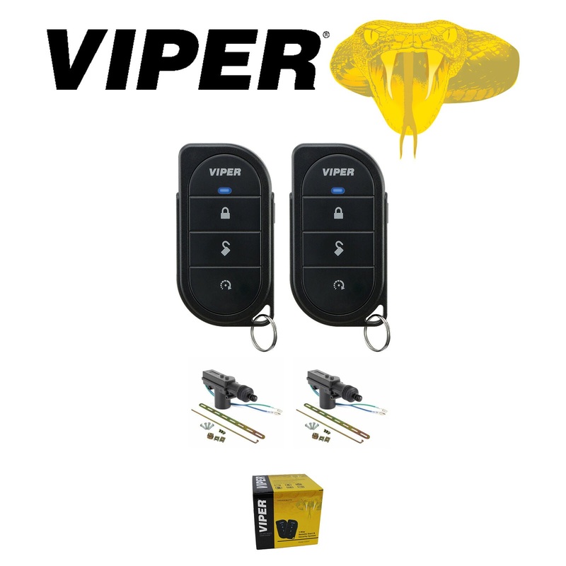 Viper 1-Way Security and Remote Start System 1/4 Mile Range +2 Door Locks 5105V