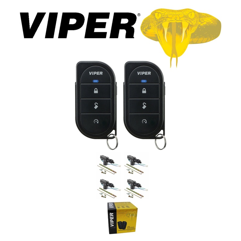 Viper 1-Way Security and Remote Start System 1/4 Mile Range +4 Door Locks 5105V