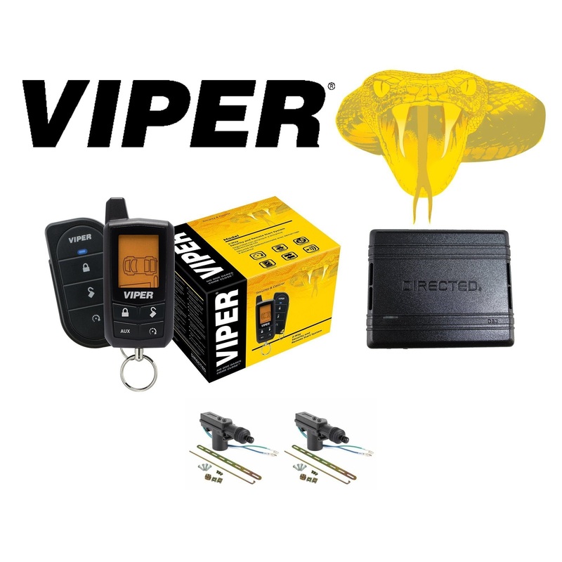 Viper 2-Way Security and Remote Start + DB3 Override Module + 2 DoorLocks 5305V