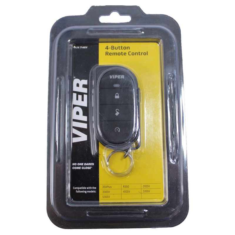Viper 4 Button 1-Way Replacement Remote Control Door Lock and Remote Start 7146V