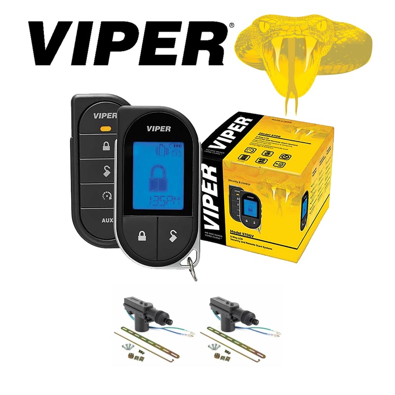 Viper Responder LC3 1-Way Remote Start Car Alarm 1 Mile + 2 DoorLocks 5706V