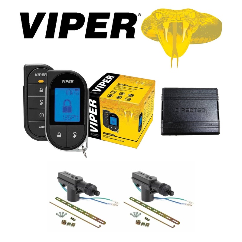 Viper Responder LC3 1-Way Remote Start + DB3 Bypass Module + 2 DoorLocks 5706V