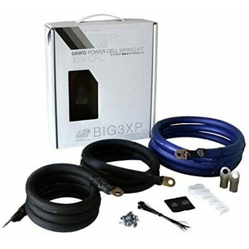 XS Power 250 Amp Big 3 XP FLEX Wiring Upgrade Kit 1/0 AWG BIG3XP