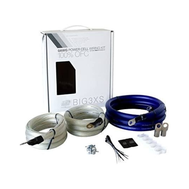 XS Power 350-amp 0AWG POWER CELL Wiring Kit Big 3 wiring upgrade BIG3XS