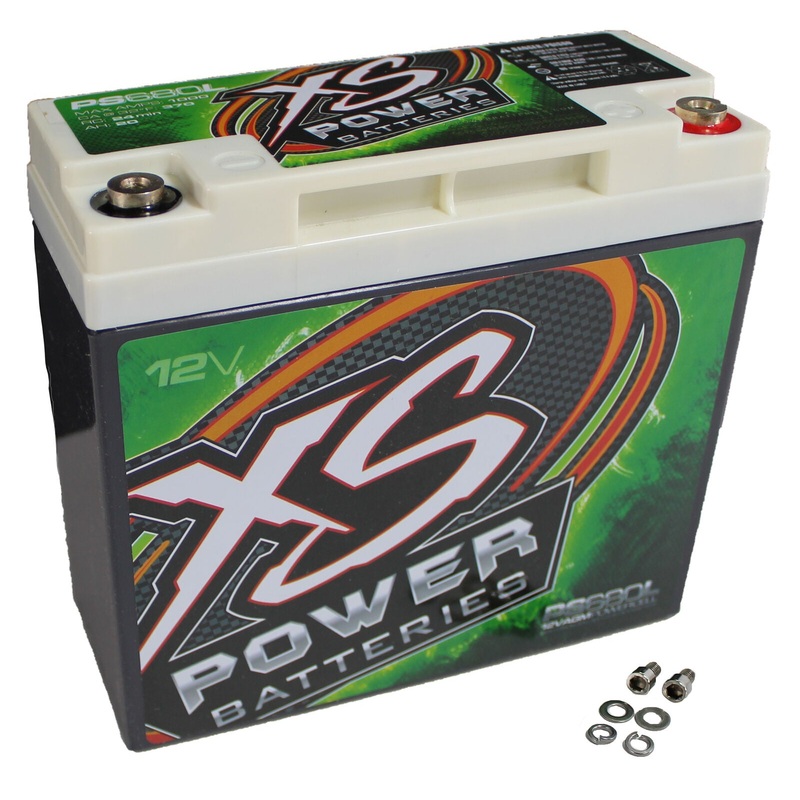 XS Power PS680L 1000 Amp 12V Power Cell 1000W AGM 20 AH + Protective Metal Case