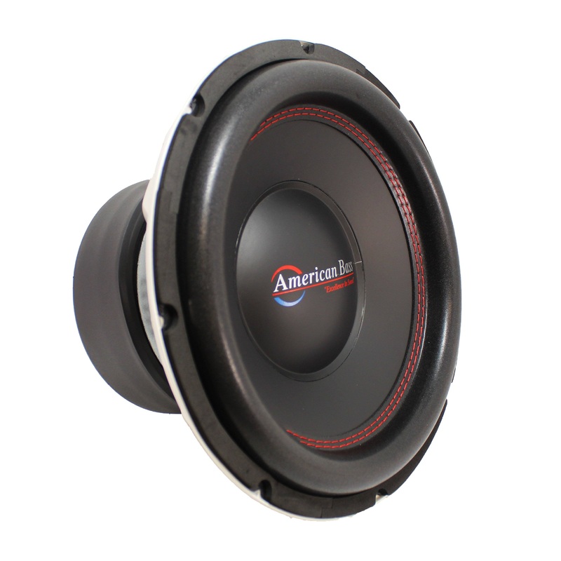 American Bass 12″ 1600 Watts 3″ Dual 4 Ohm Voice Coil Subwoofer Titan 1244