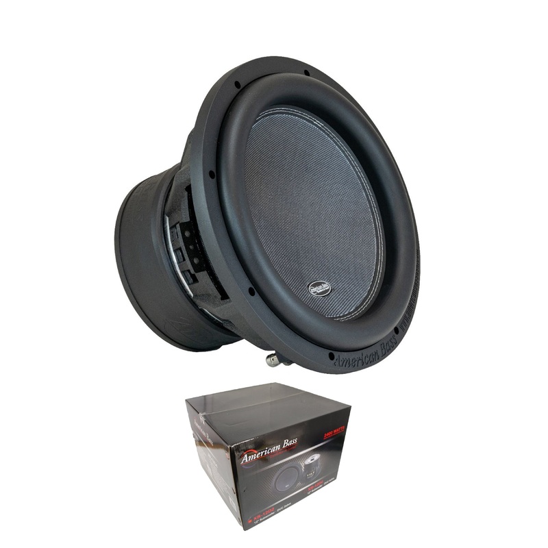 American Bass 12″ Dual 4 Ohm Voice Coil 2400 Watts Subwoofer XR-12D4