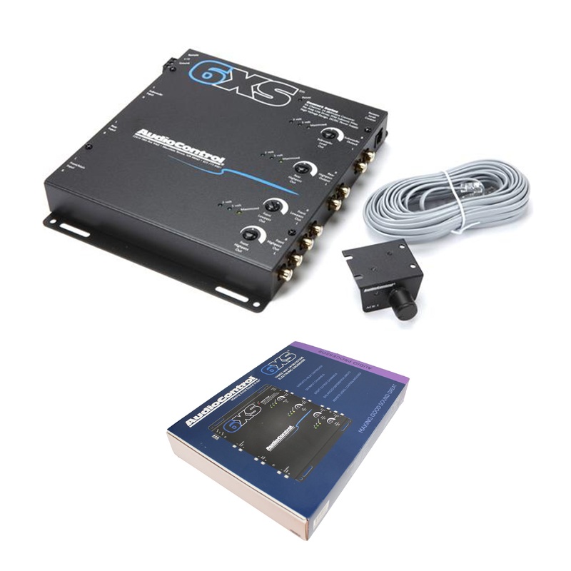 AudioControl 6 Channel Electronic Crossover with Wired Bass Remote 6XS