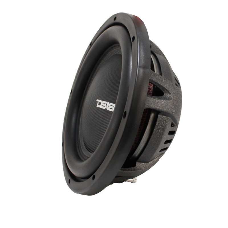 DS18 10″ 1000 Watts Dual 4 OHM Shallow Subwoofer Pro Car Audio IXS10.4D