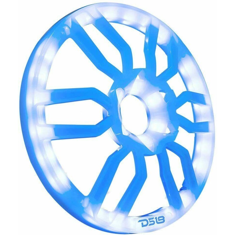 DS18 8″ Universal Speaker Grill Cover with RGB LED Lights PRO-GRILL8RGB