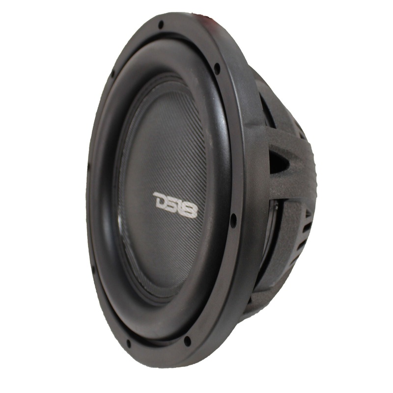 DS18 IXS 10″ 600W RMS 4 OHM 2.5″ SVC Shallow Subwoofer Pro Car Audio IXS10.4S