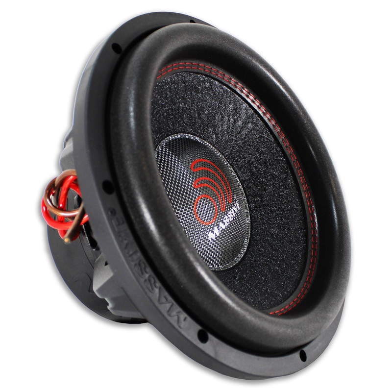 Massive Audio 12″ 2000W Dual 4 Ohm Car Audio Subwoofer KILOX124