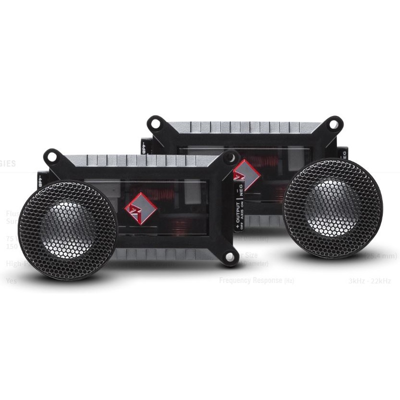Rockford Fosgate Power 1″ 300W 4 Ohm Full Range Fabric Dome Tweeter Kit T1T-S