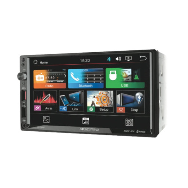 SoundStream 2-DIN HD 7″ 800 x 480 LCD Bluetooth, Aux & USB Head unit VM-700HB