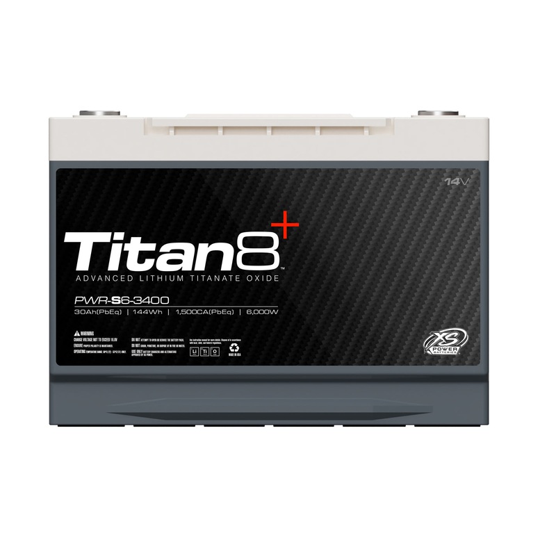 XS Power Titan 8 6000 Watt 14V 2000 Max Amps Lithium Battery PWR-S6-3400
