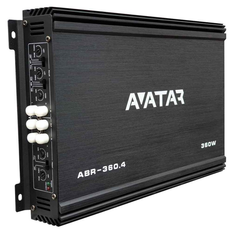 Avatar ABR-360.4 4 Channel Class AB 360 Watt Amplifier Buran Series