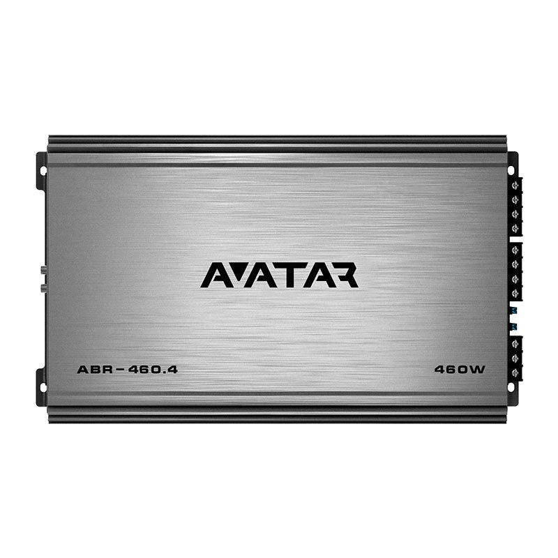 Avatar ABR-460.4 4 Channel Class AB 460 Watt Black Amplifier Buran Series