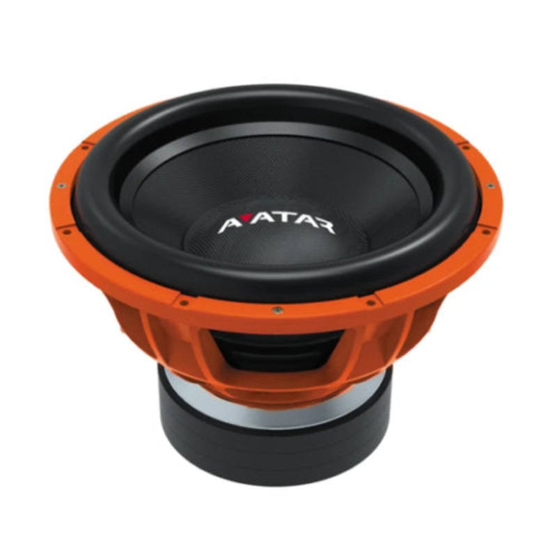 Avatar Tsunami Series 15″ 3000W RMS 2-Ohm DVC Orange Subwoofer / AT-STU-1546-D2