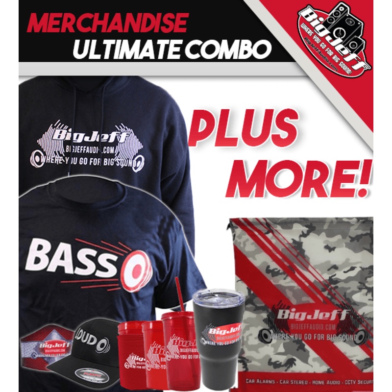 Big Jeff Audio Ultimate Merch Combo Large