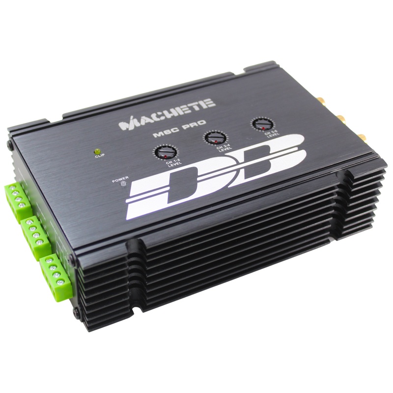 Deaf Bonce M6C-PRO Black 6-Channel High Level Signal Converter M6C-PRO