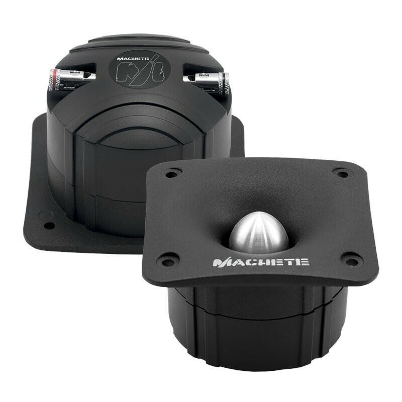 Deaf Bonce Machete 80 Watt 4 Ohm Super Bullet Tweeter Pair Black MT-30