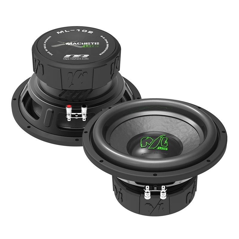 Deaf Bonce Machete Lite ML-102 Black 700 Watt 2-Ohm 10″ Subwoofer