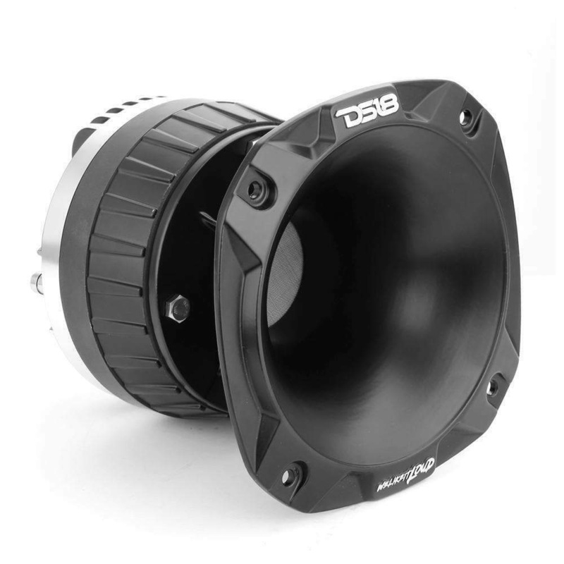 DS18 2″ 640 W 8 Ohm Titanium Compression Driver & Aluminum Short Horn Kit DKH1XS