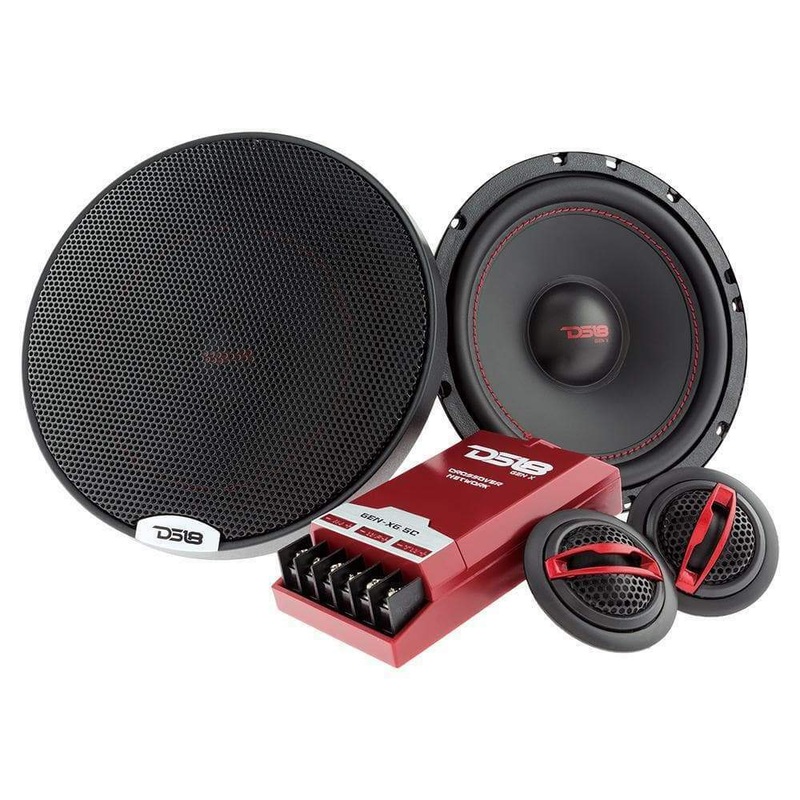 DS18 GEN-X6.5C 6.5″ 150 Watt 4 Ohm 2-Way Component Speaker System