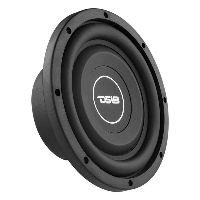 DS18 SRW8.4 8″ 150W RMS 4 Ohm Single Voice Coil Shallow Subwoofer