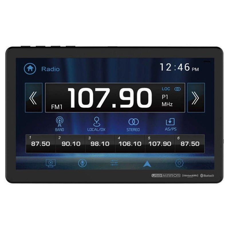 Dual XVM1000UI 10″ Touchscreen Bluetooth Single Din Digital Multimedia Receiver