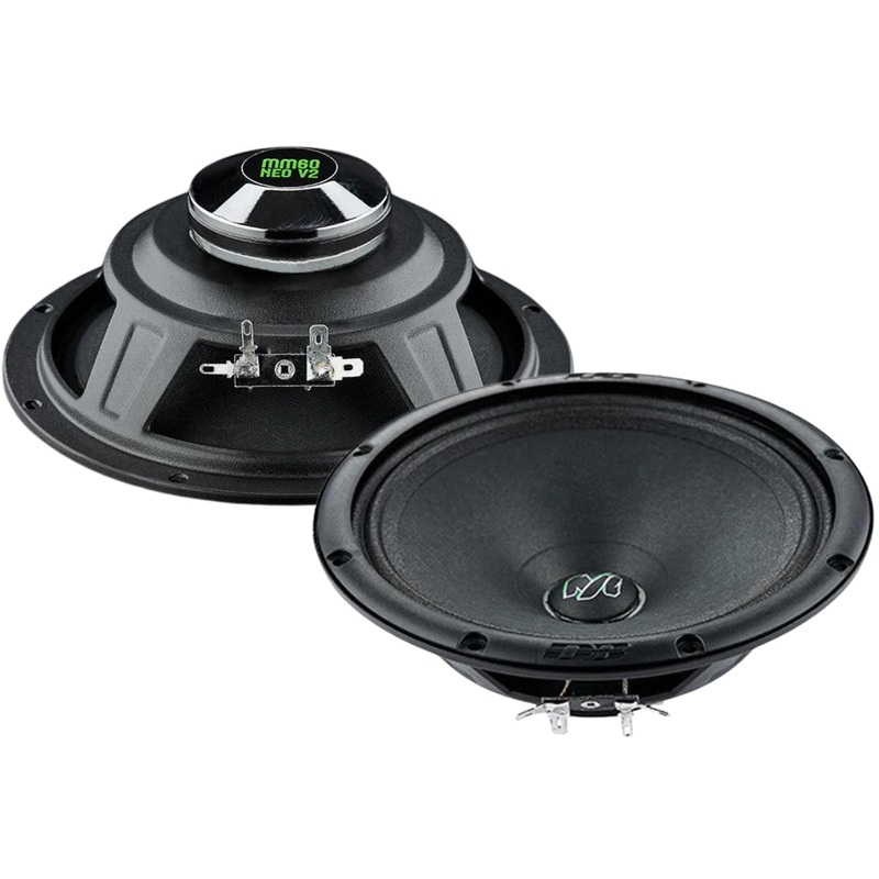 Pair of Deaf Bonce Machete 6.5″ Mid-Range Speakers 200 Watt 4 Ohm Black MM-60NEO